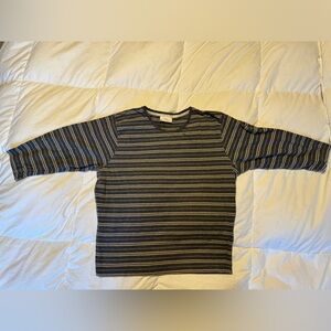 3/4 Length Liz Claiborne Striped T